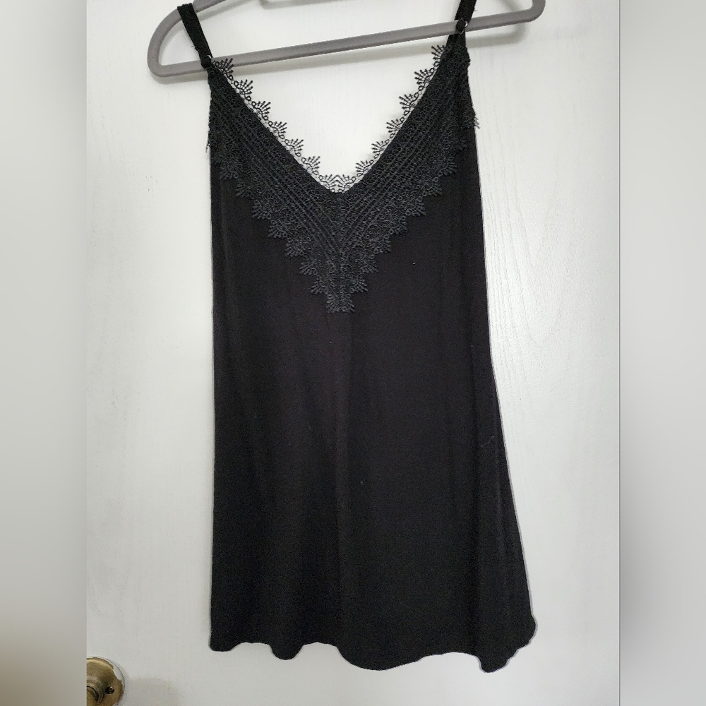 Black Lace Cami 1X
